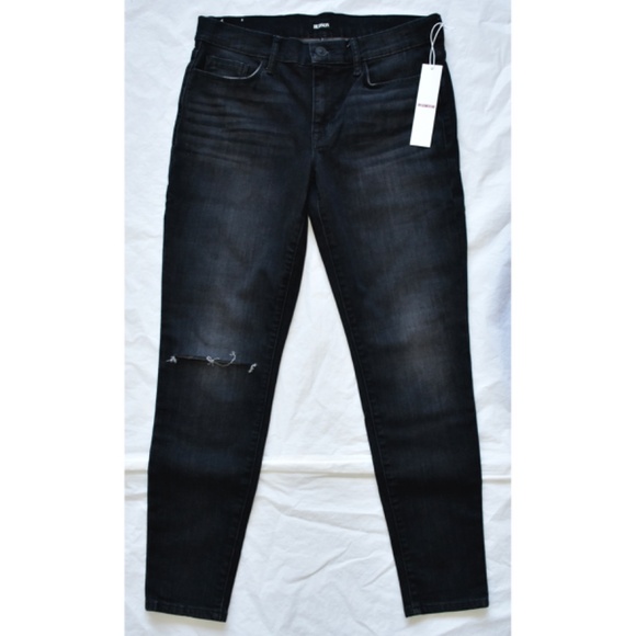 HUDSON WOMEN NWT NATALIE MID RISE SUPER SKINNY ANKLE CORA JEANS. SIZE 28 - Picture 7 of 14